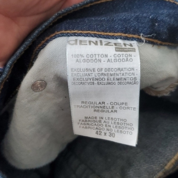 Denizen from Levi's 236 regular fit 42x30 100% cotton jeans - Picture 11 of 13